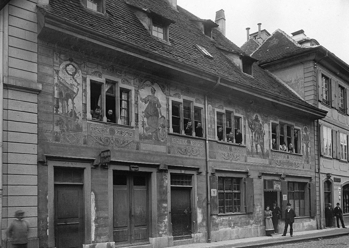 Neubau an der St. Johanns-Vorstadt 29 vor 125 Jahren