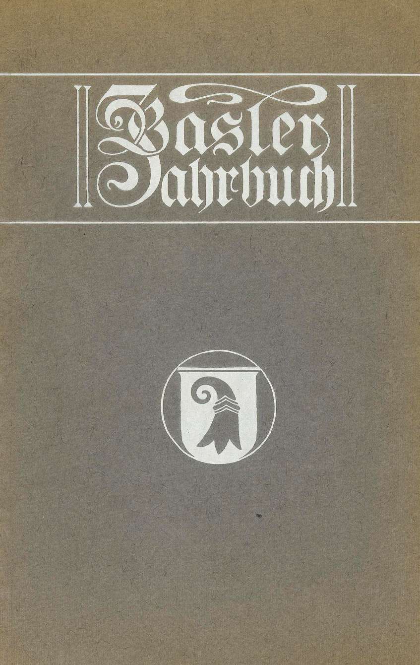 Cover Basler Stadtbuch 1931