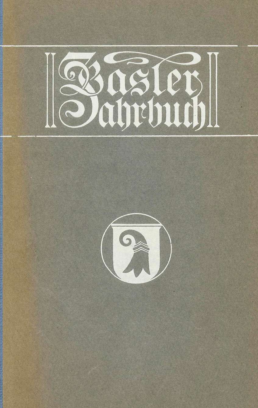 Cover Basler Stadtbuch 1938