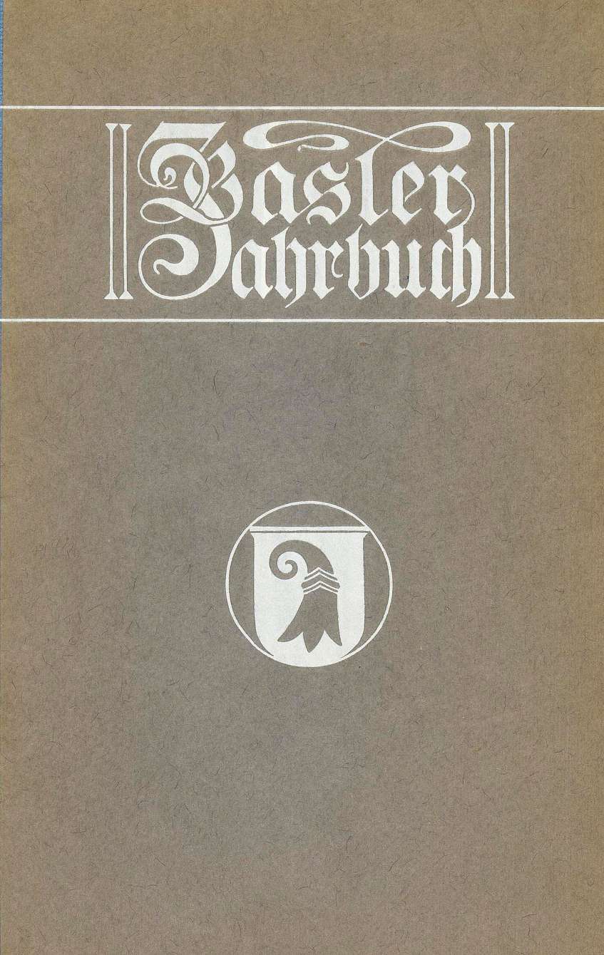 Cover Basler Stadtbuch 1937