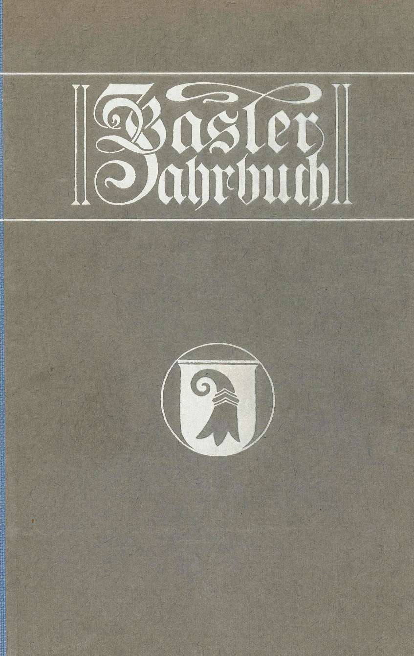 Cover Basler Stadtbuch 1934