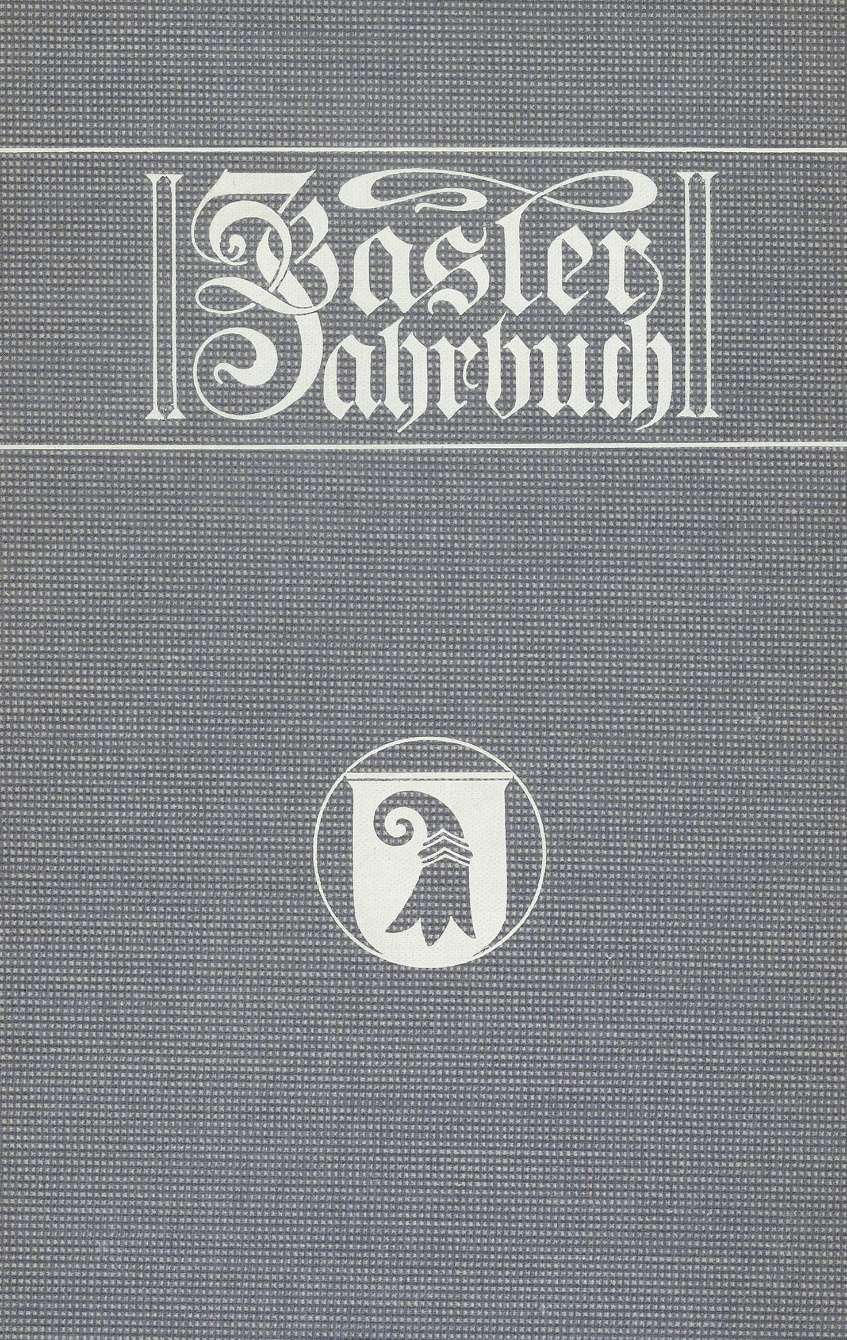 Cover Basler Stadtbuch 1910