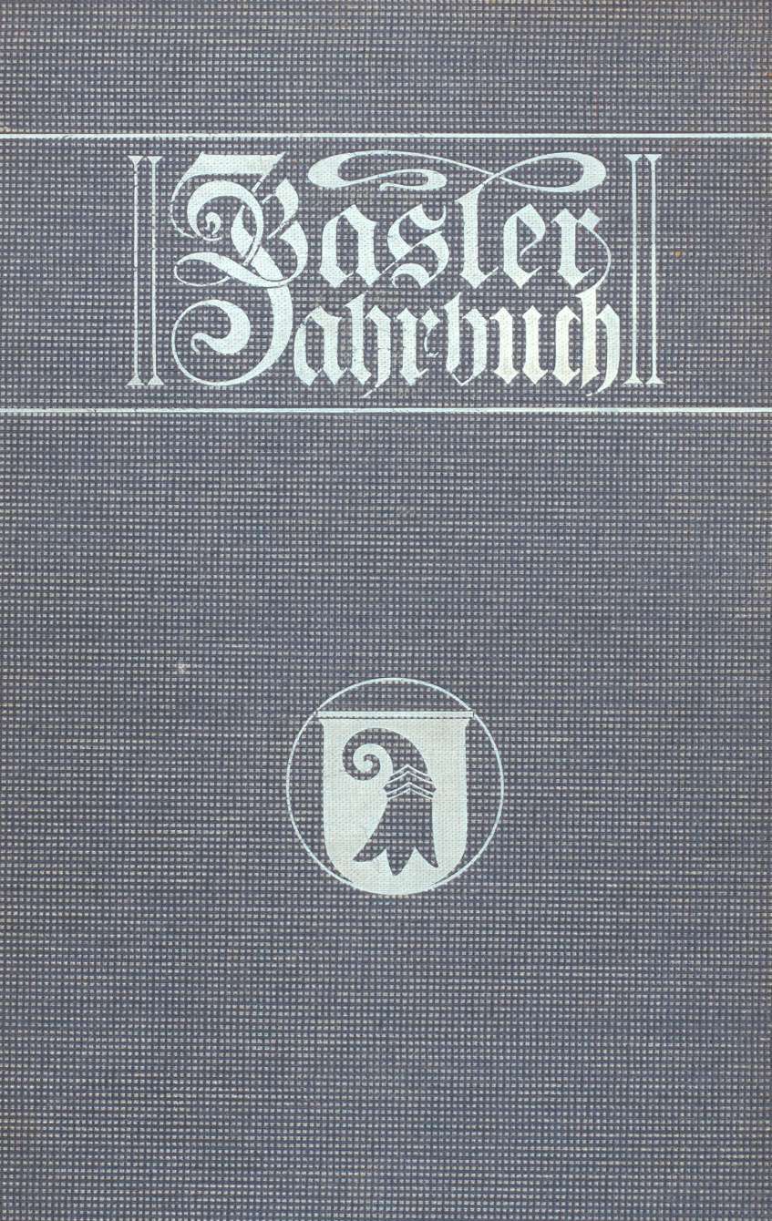 Cover Basler Stadtbuch 1904