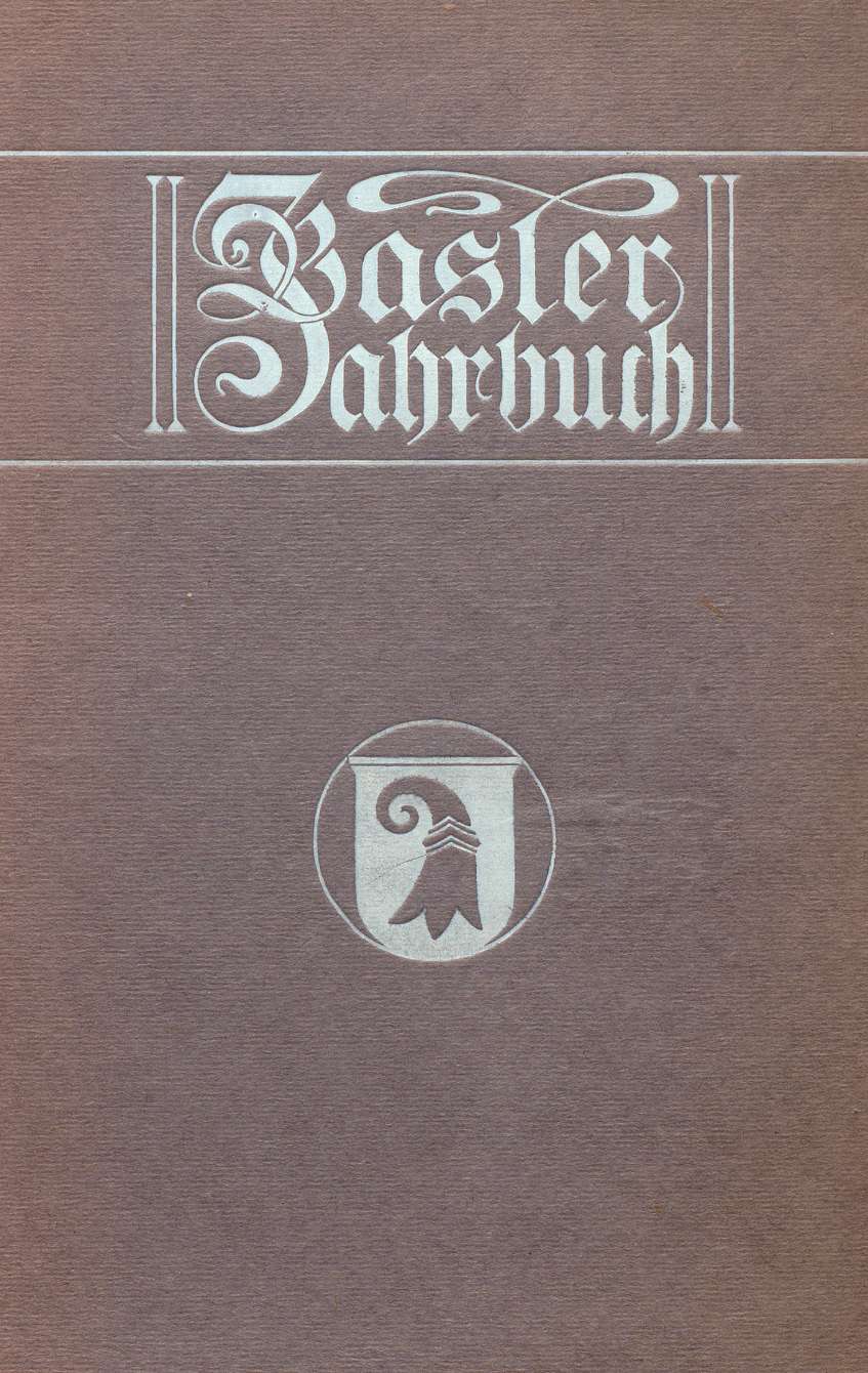 Cover Basler Stadtbuch 1918