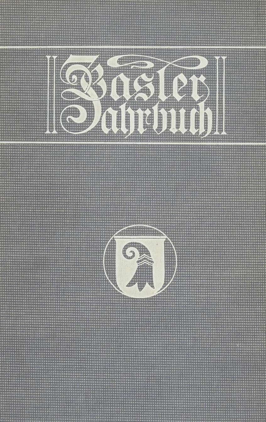 Cover Basler Stadtbuch 1916