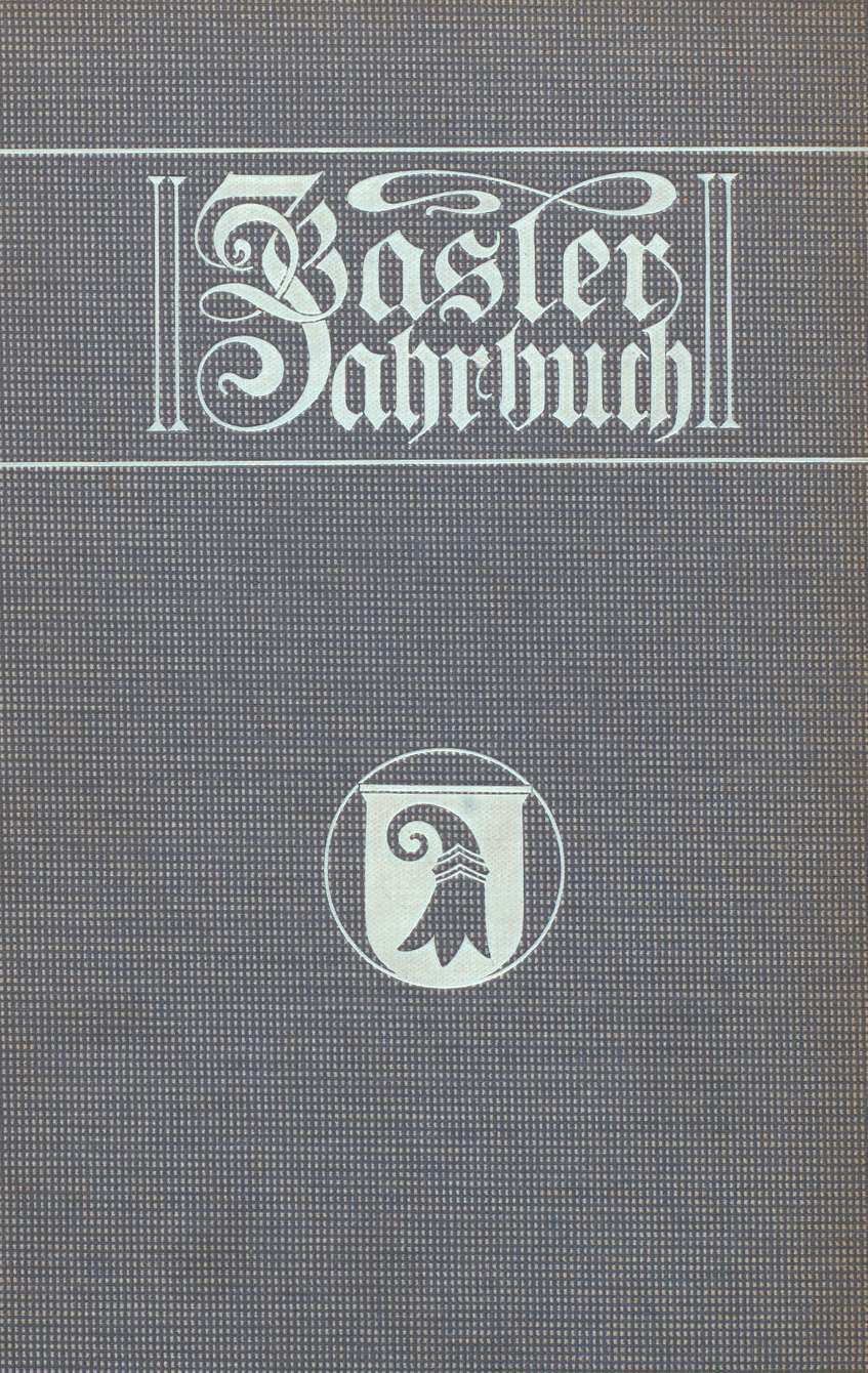 Cover Basler Stadtbuch 1908