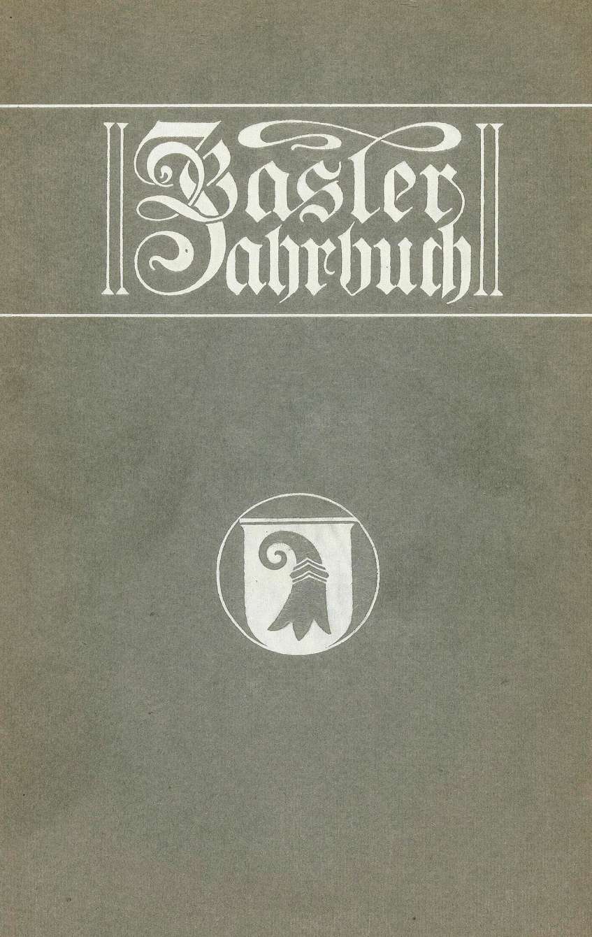 Cover Basler Stadtbuch 1935