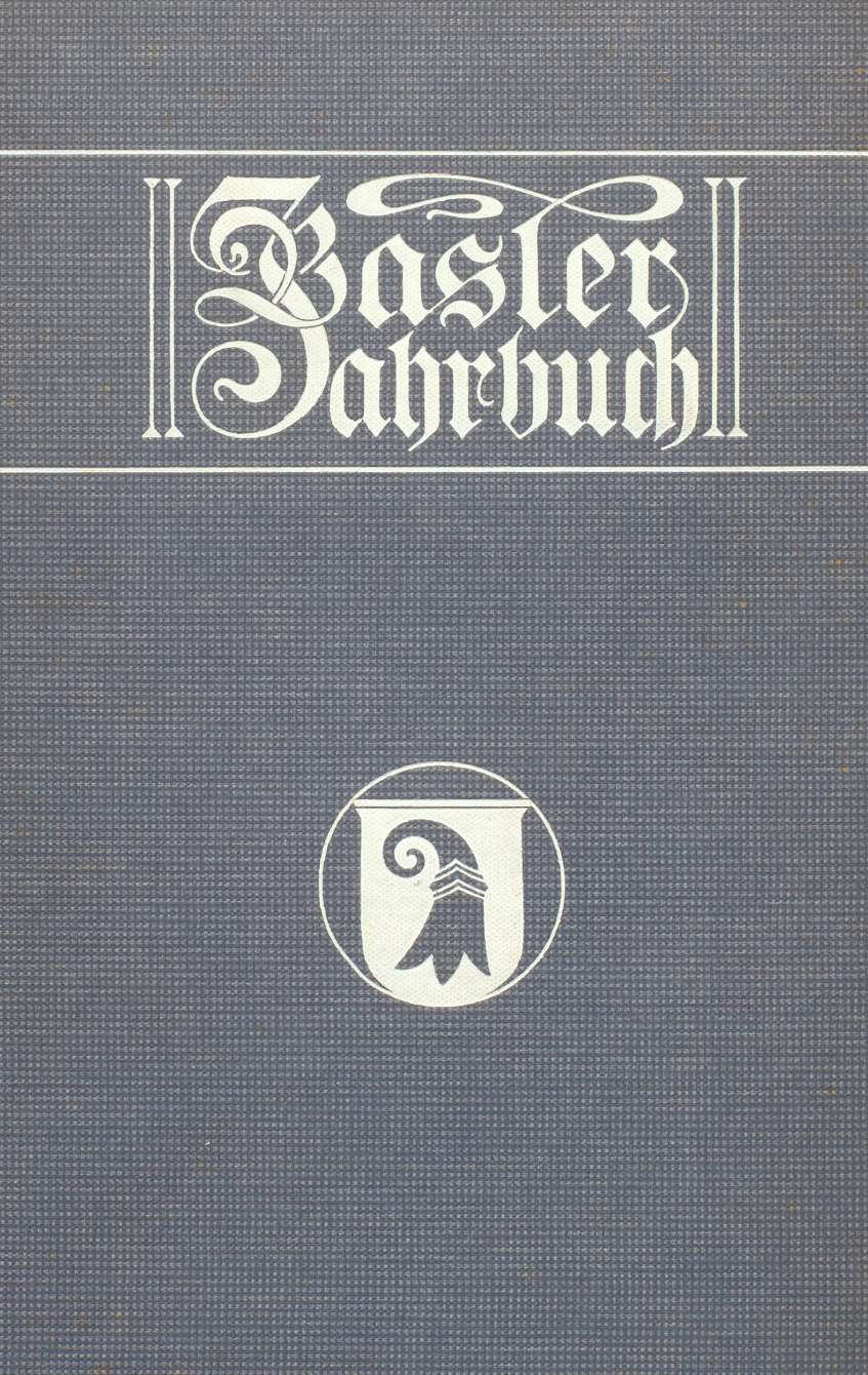 Cover Basler Stadtbuch 1913