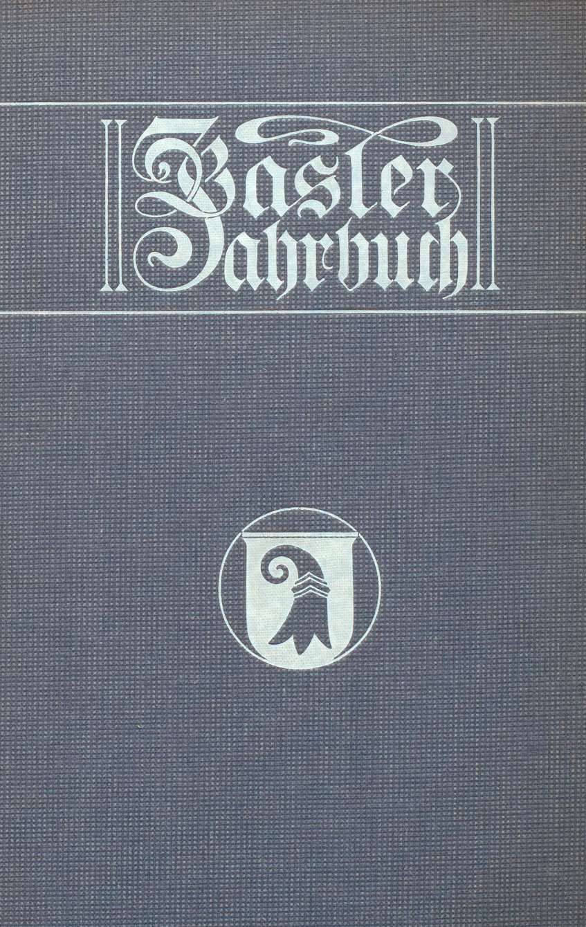 Cover Basler Stadtbuch 1905