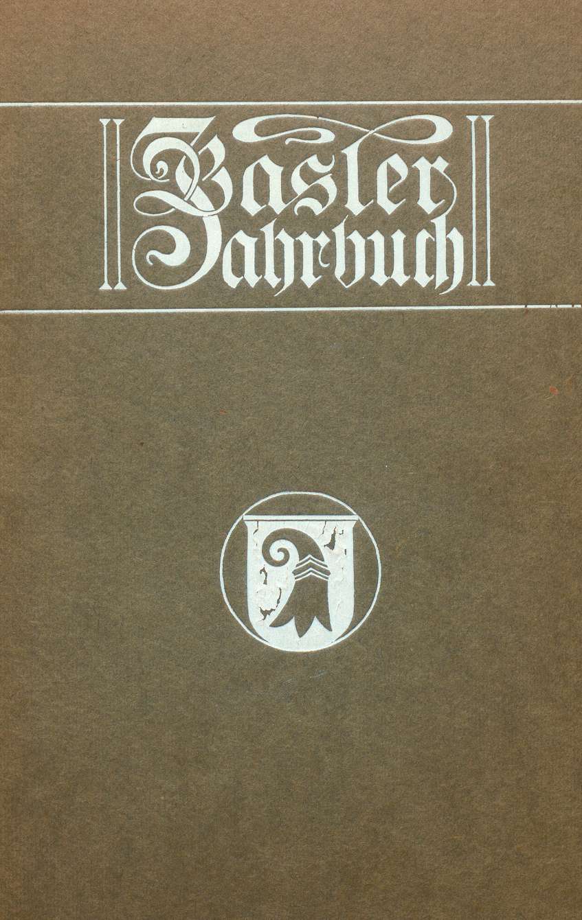 Cover Basler Stadtbuch 1924