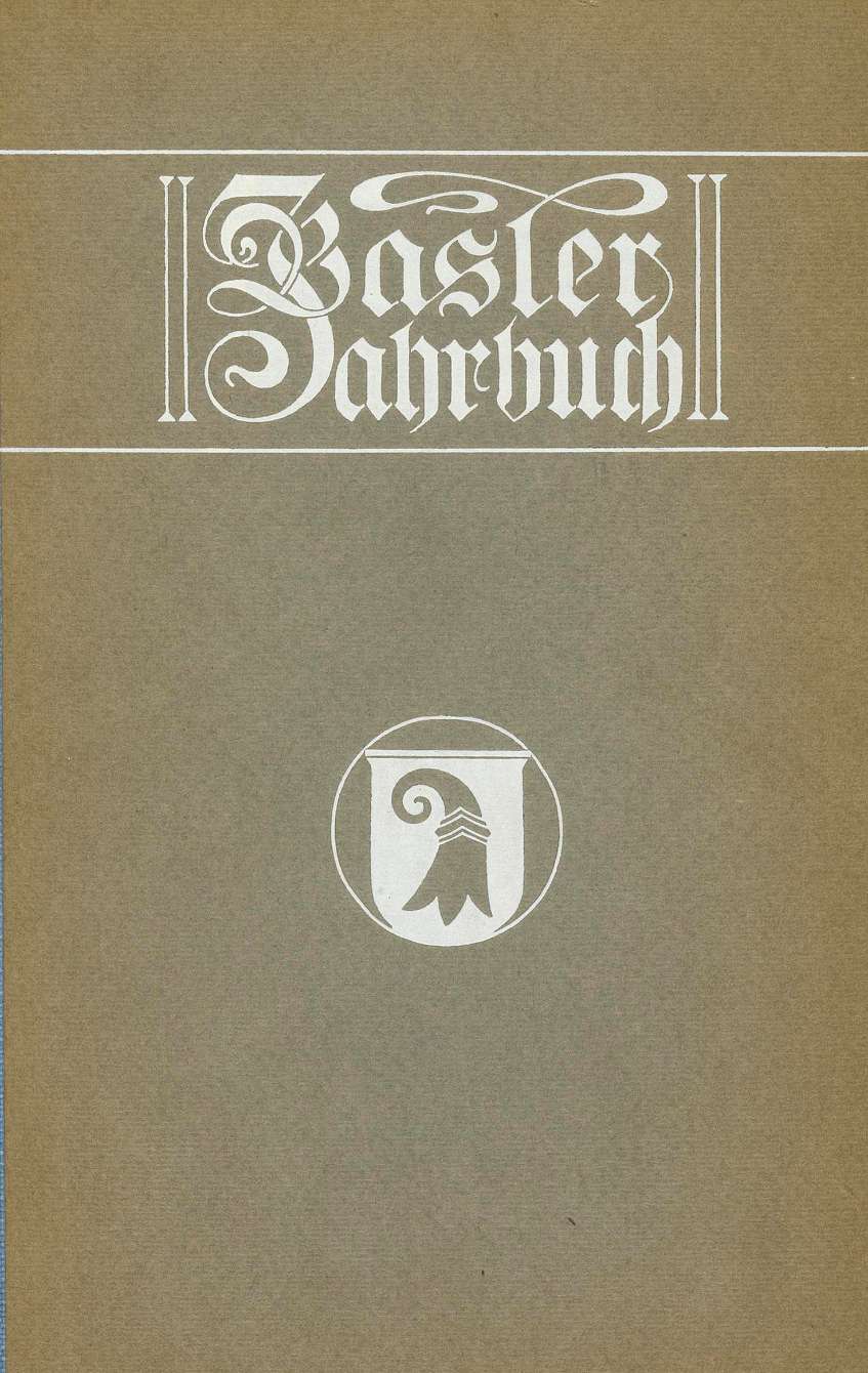 Cover Basler Stadtbuch 1925