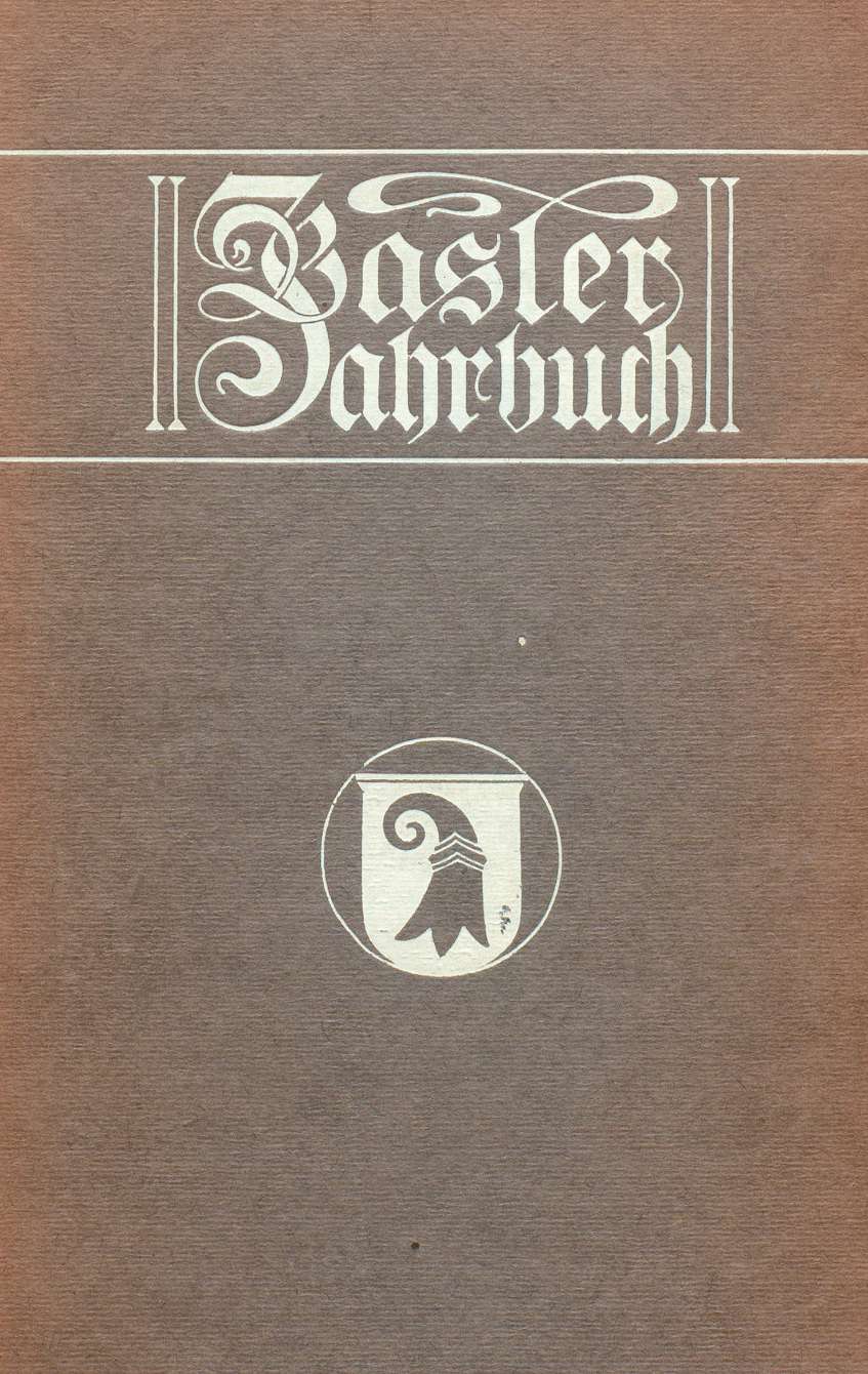 Cover Basler Stadtbuch 1917