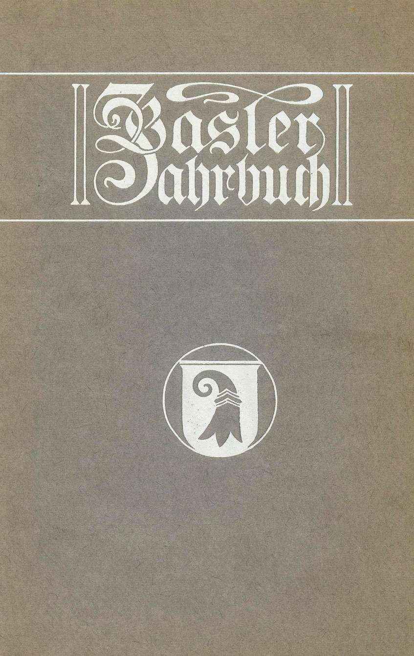 Cover Basler Stadtbuch 1936