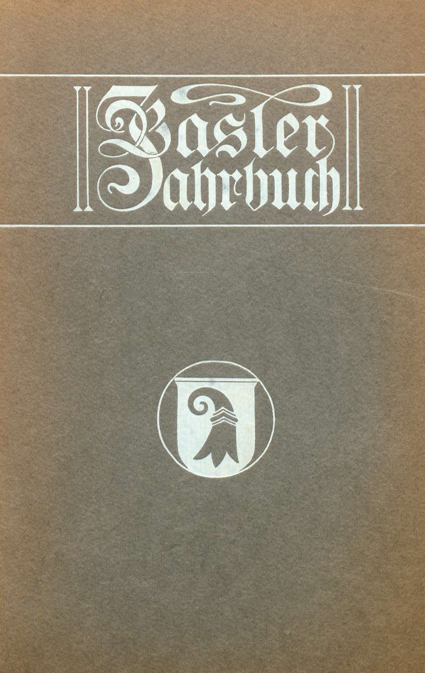 Cover Basler Stadtbuch 1926