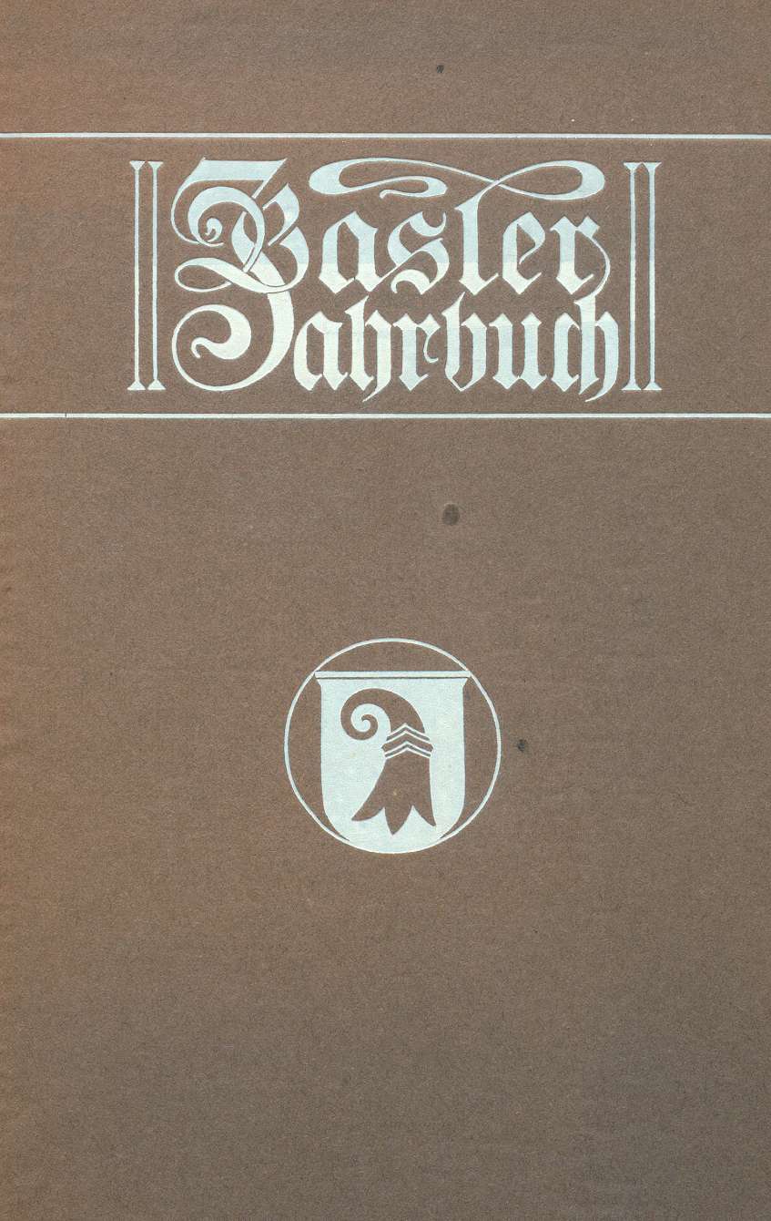 Cover Basler Stadtbuch 1921