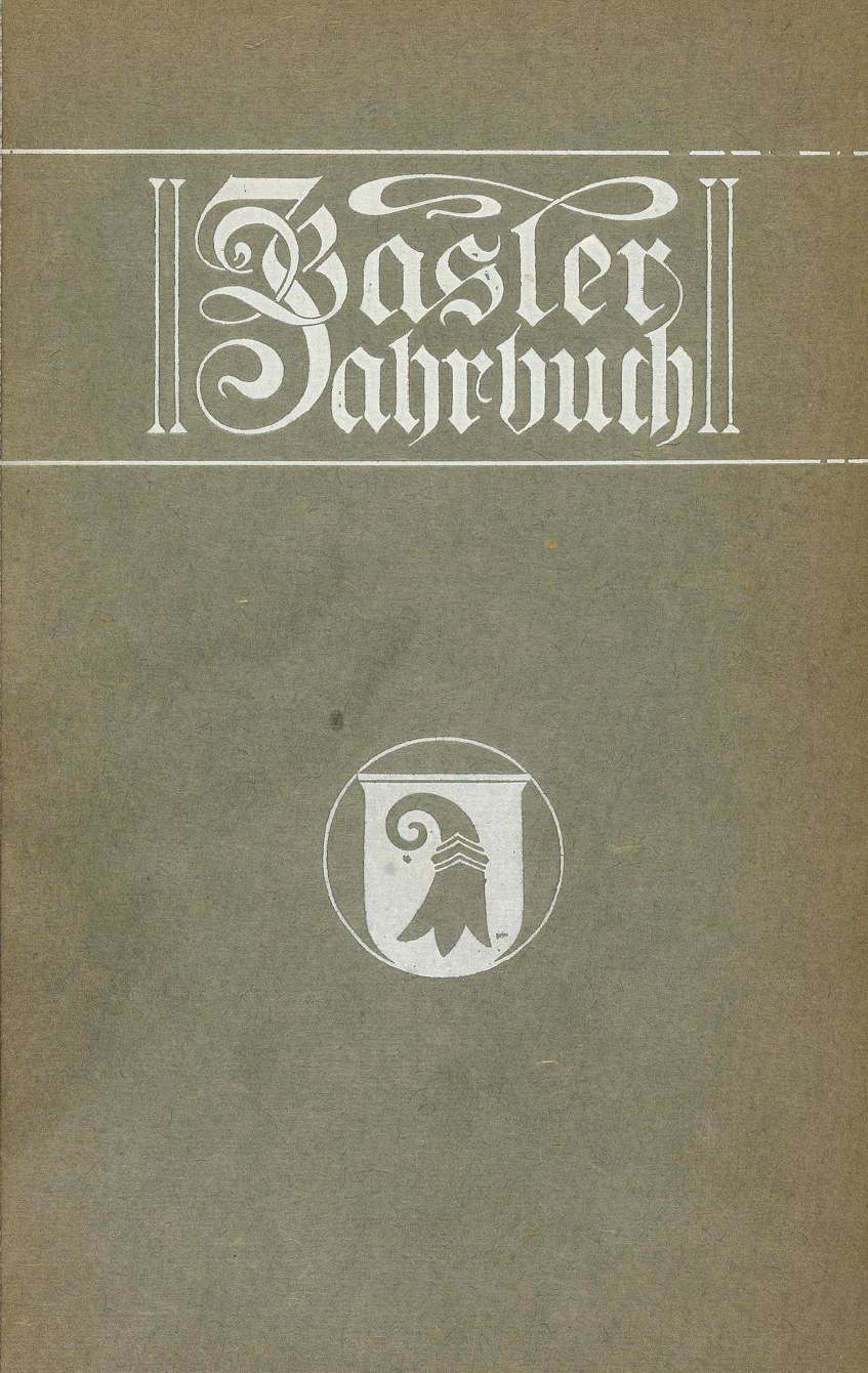 Cover Basler Stadtbuch 1922