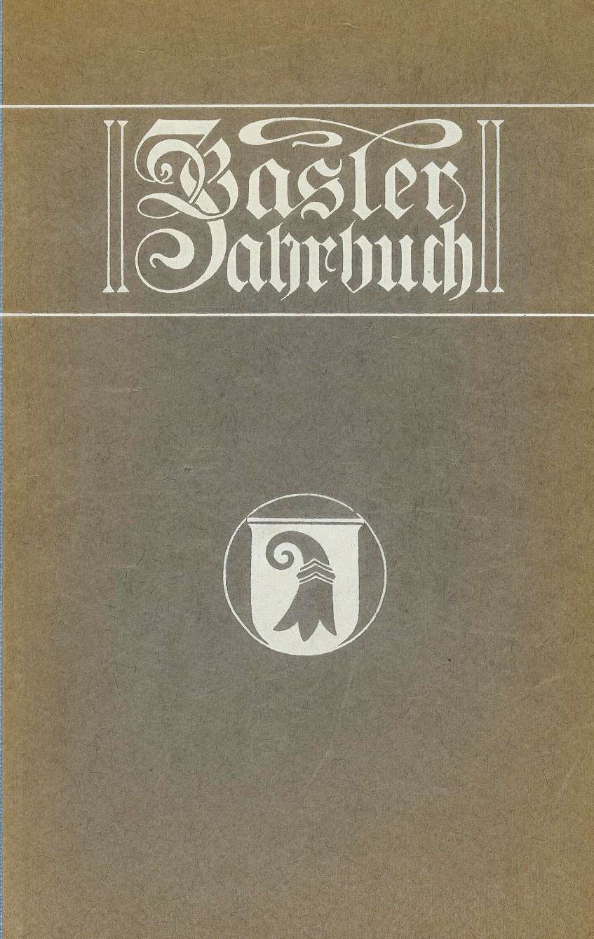 Cover Basler Stadtbuch 1933