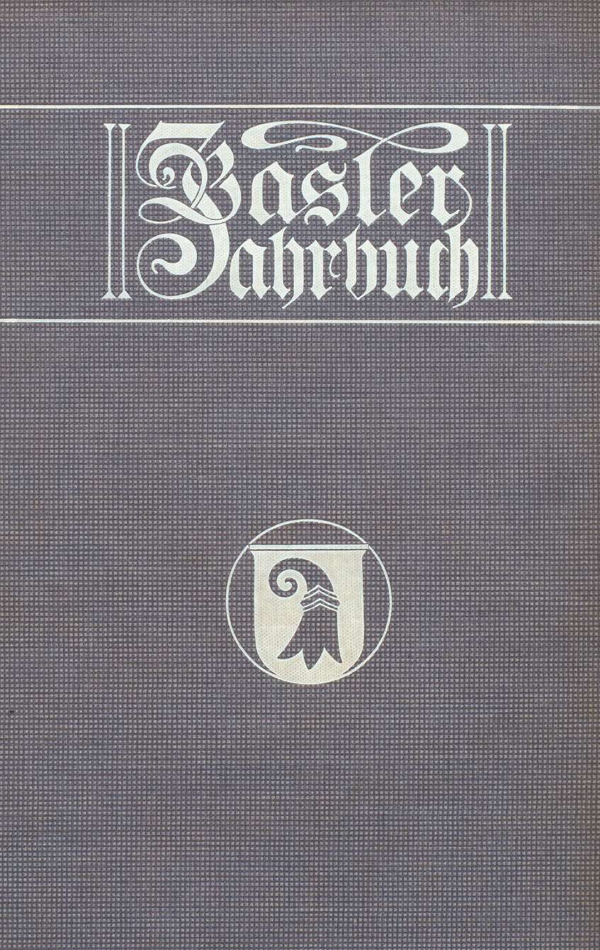 Cover Basler Stadtbuch 1906