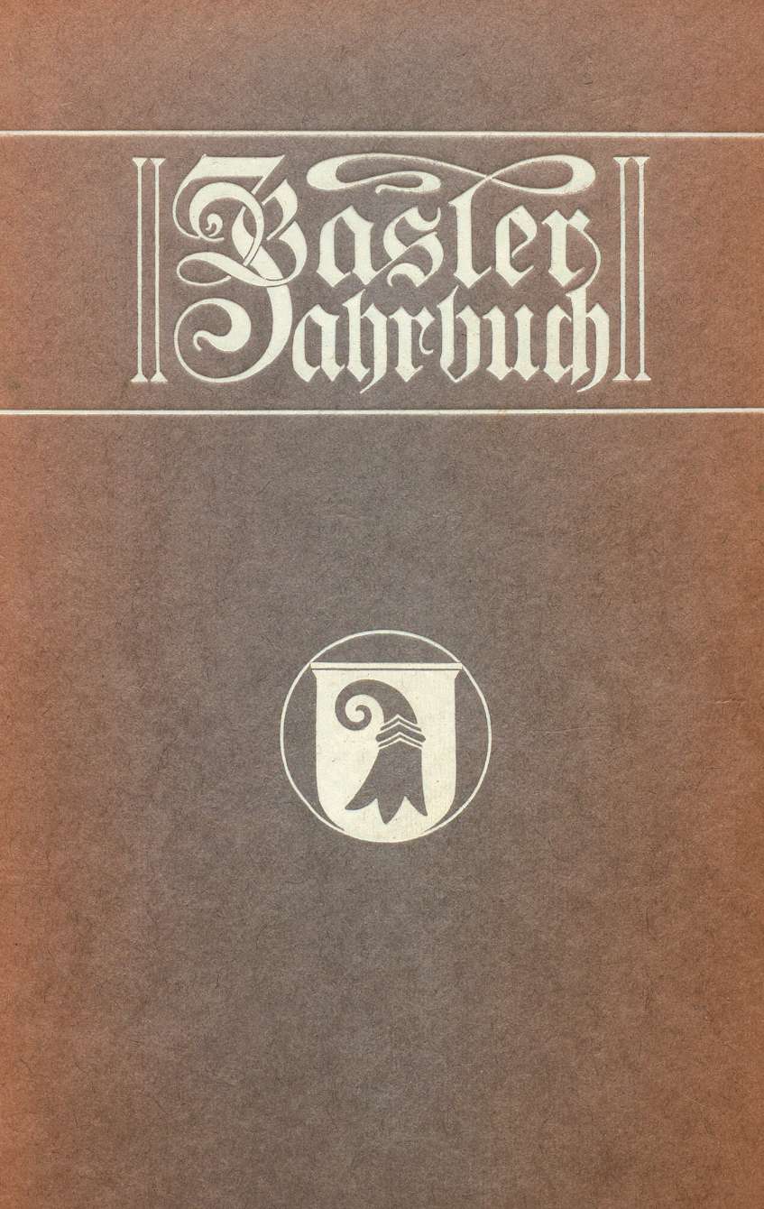 Cover Basler Stadtbuch 1919