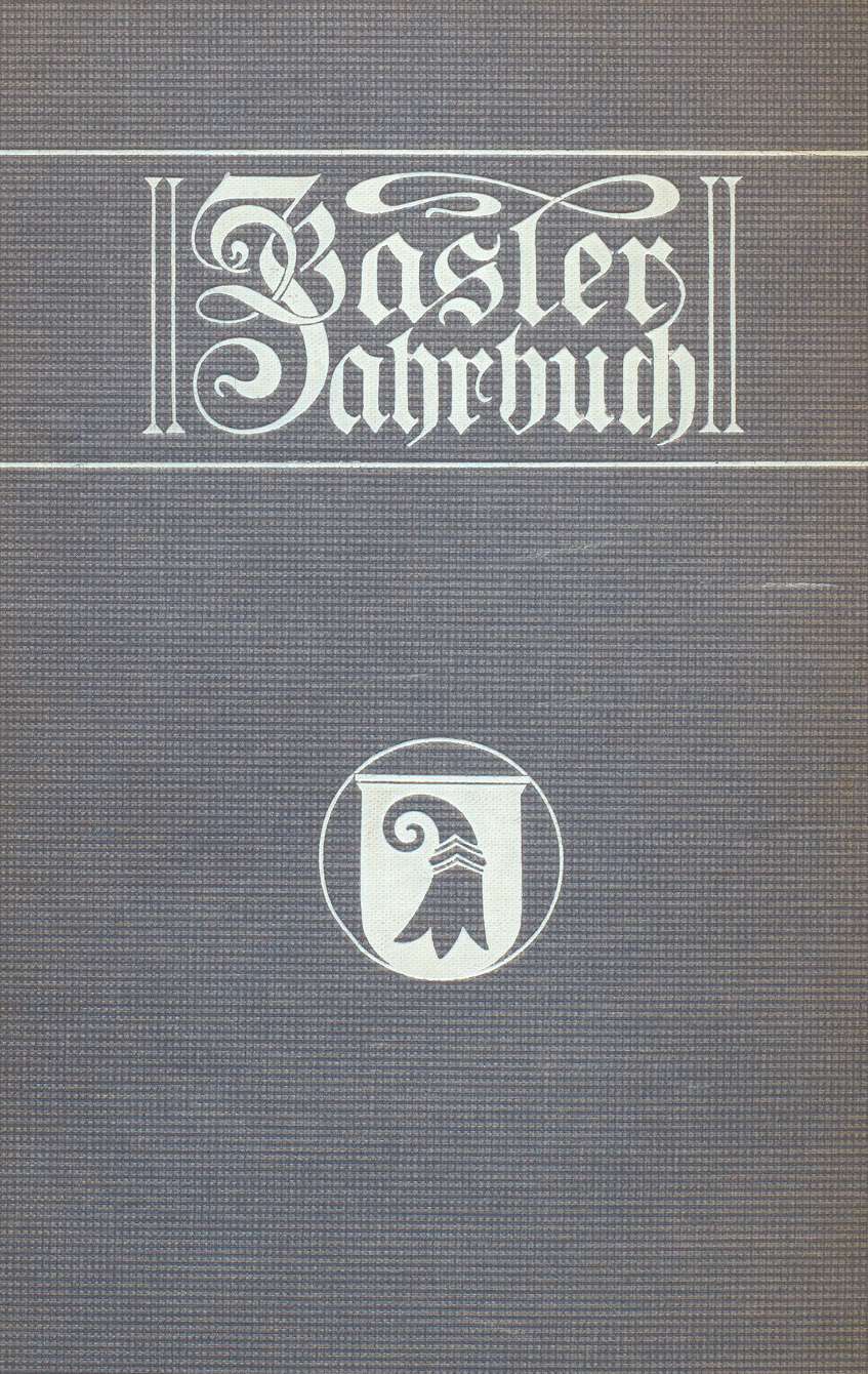 Cover Basler Stadtbuch 1914