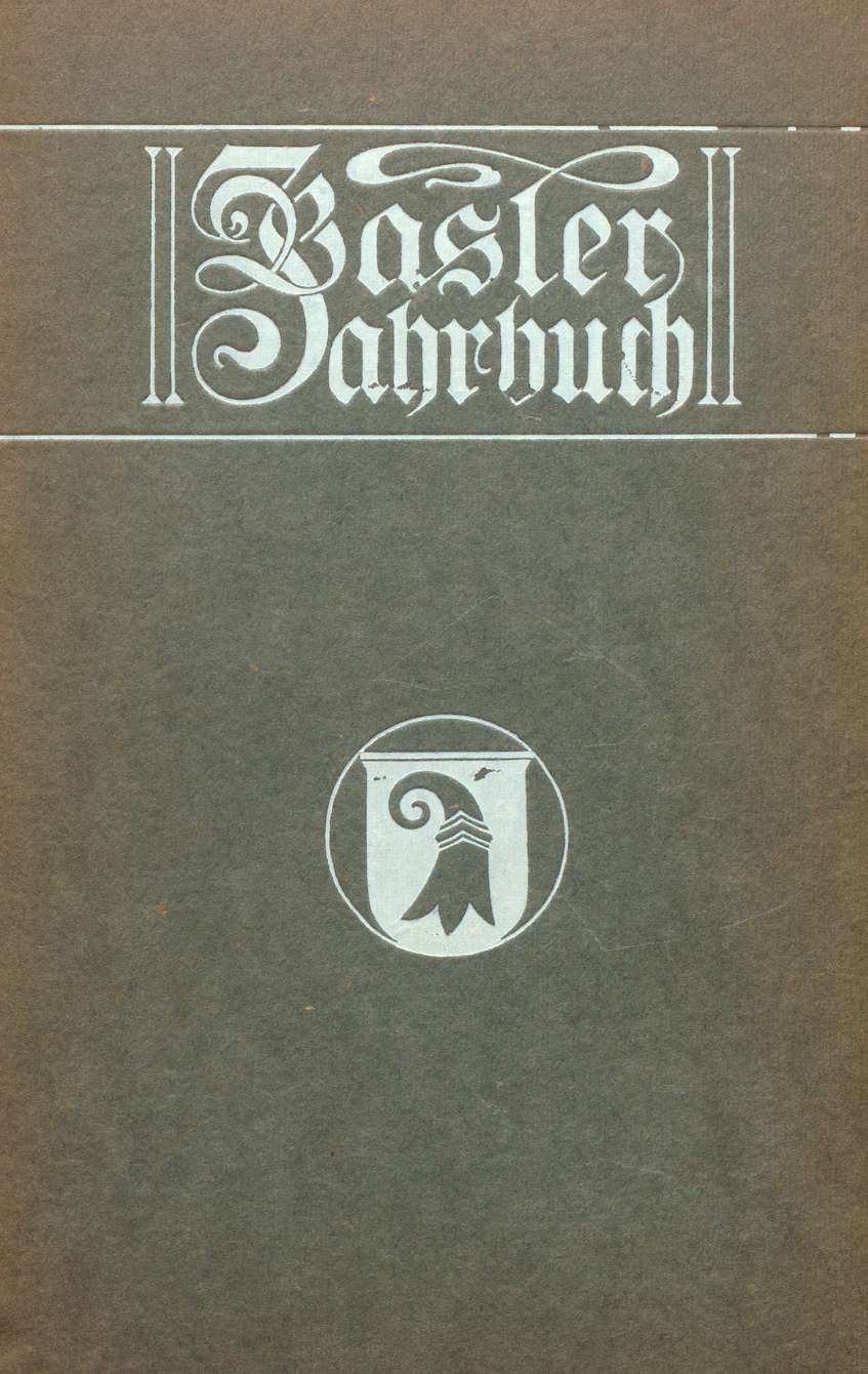 Cover Basler Stadtbuch 1923