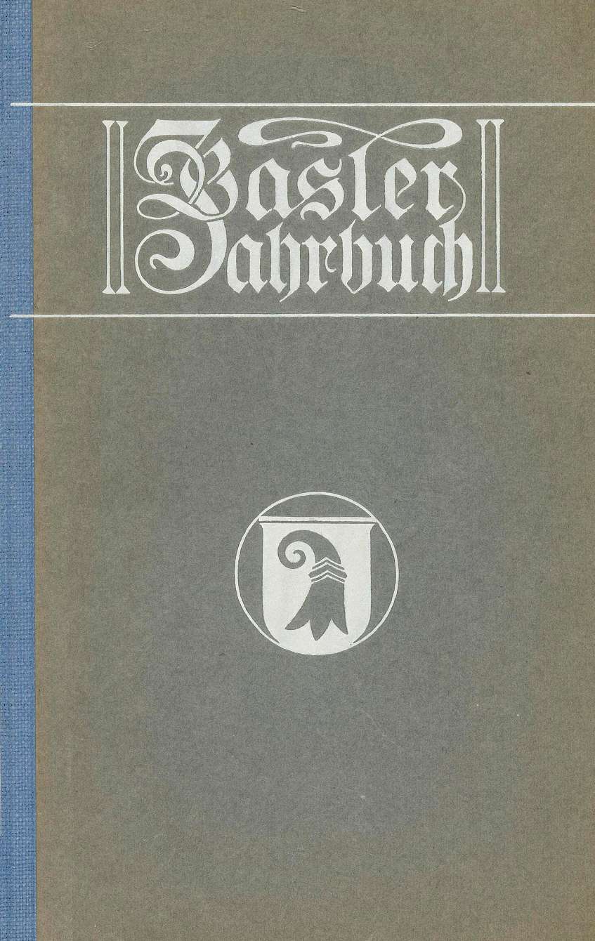 Cover Basler Stadtbuch 1939