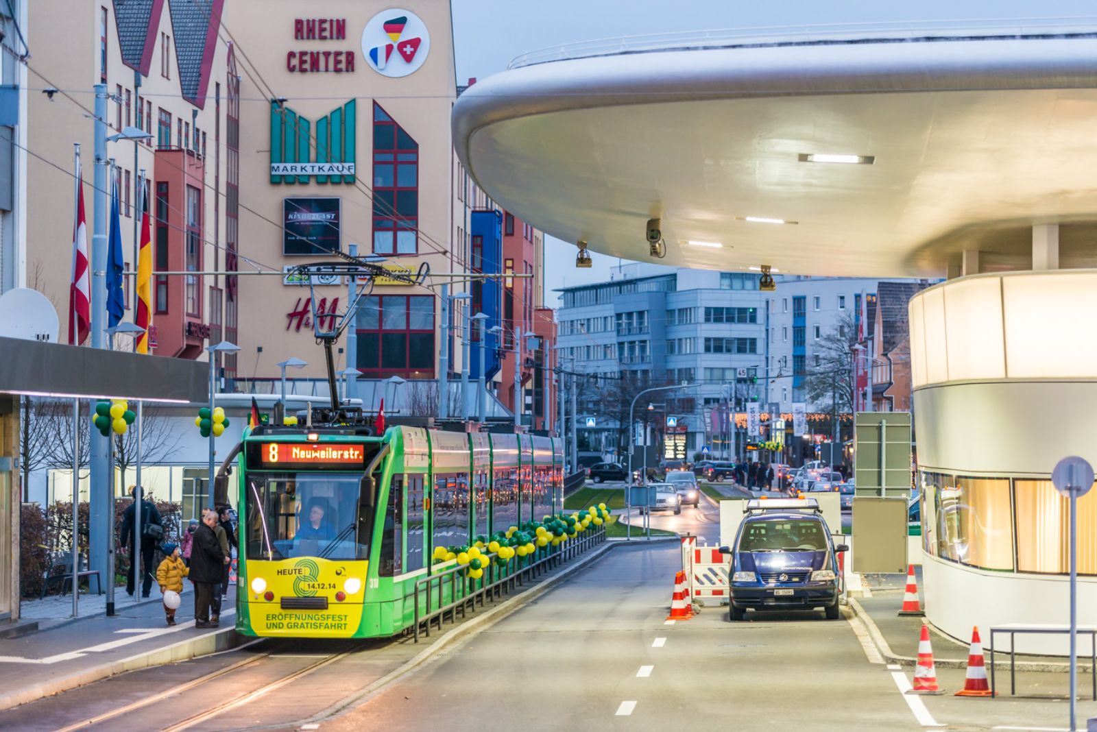 Eröffnung Tramlinie 8 nach Weil am Rhein (Foto: Ben Koechlin)