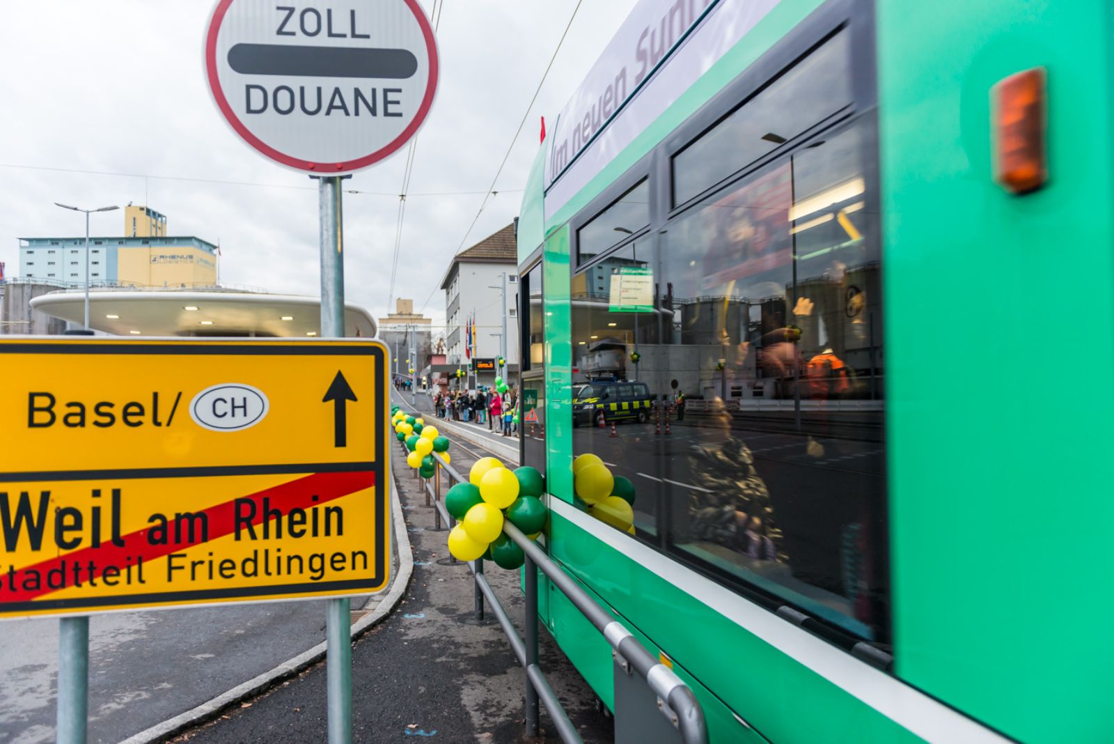 Eröffnung Tramlinie 8 nach Weil am Rhein (Foto: Ben Koechlin)