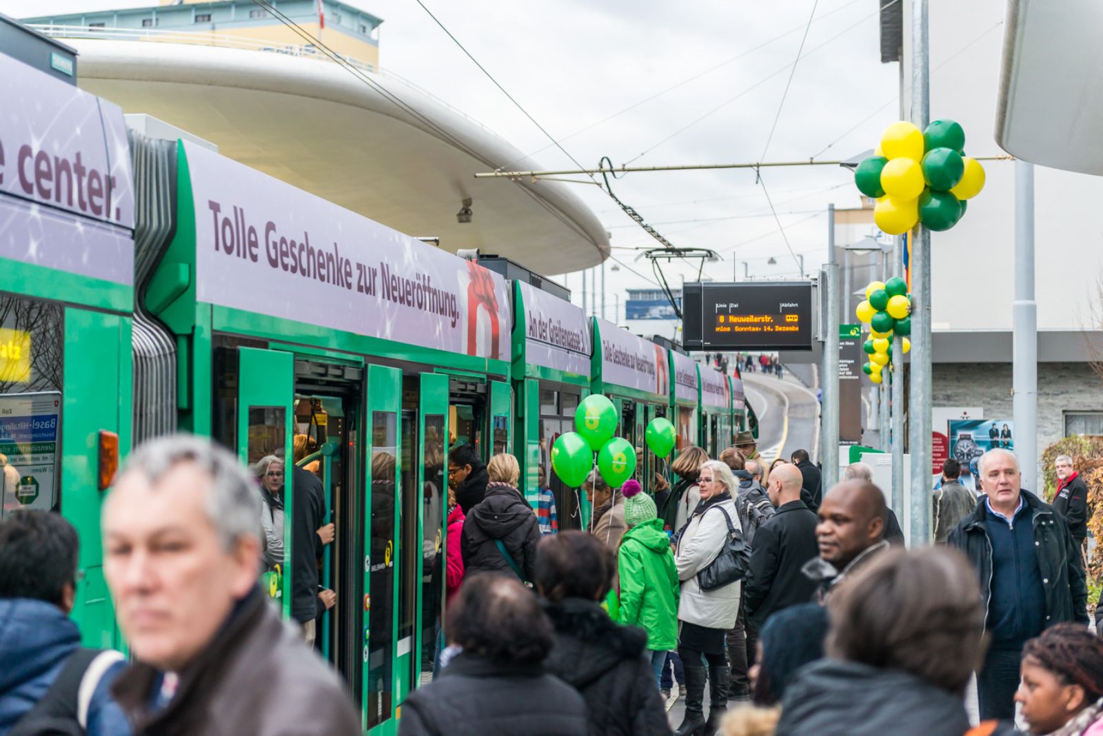 Eröffnung Tramlinie 8 nach Weil am Rhein (Foto: Ben Koechlin)