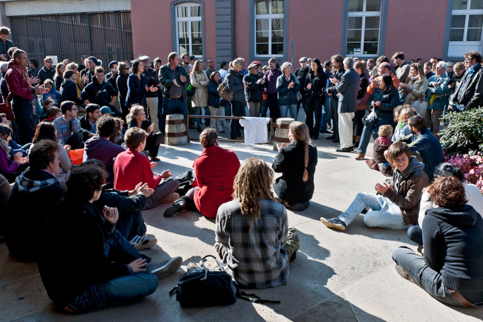 ‹Occupy›-Demonstration bei der BIZ (Foto: Kathrin Schulthess)