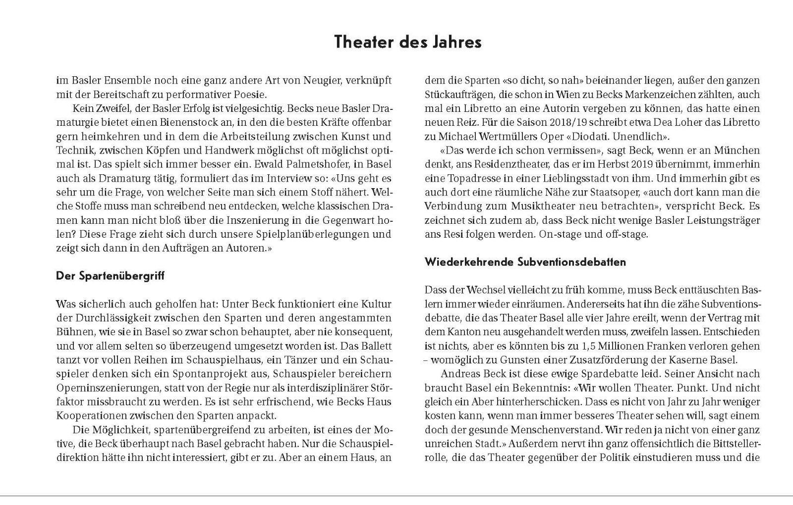 Theater Basel – Stammplatz auf dem Olymp – Seite 16