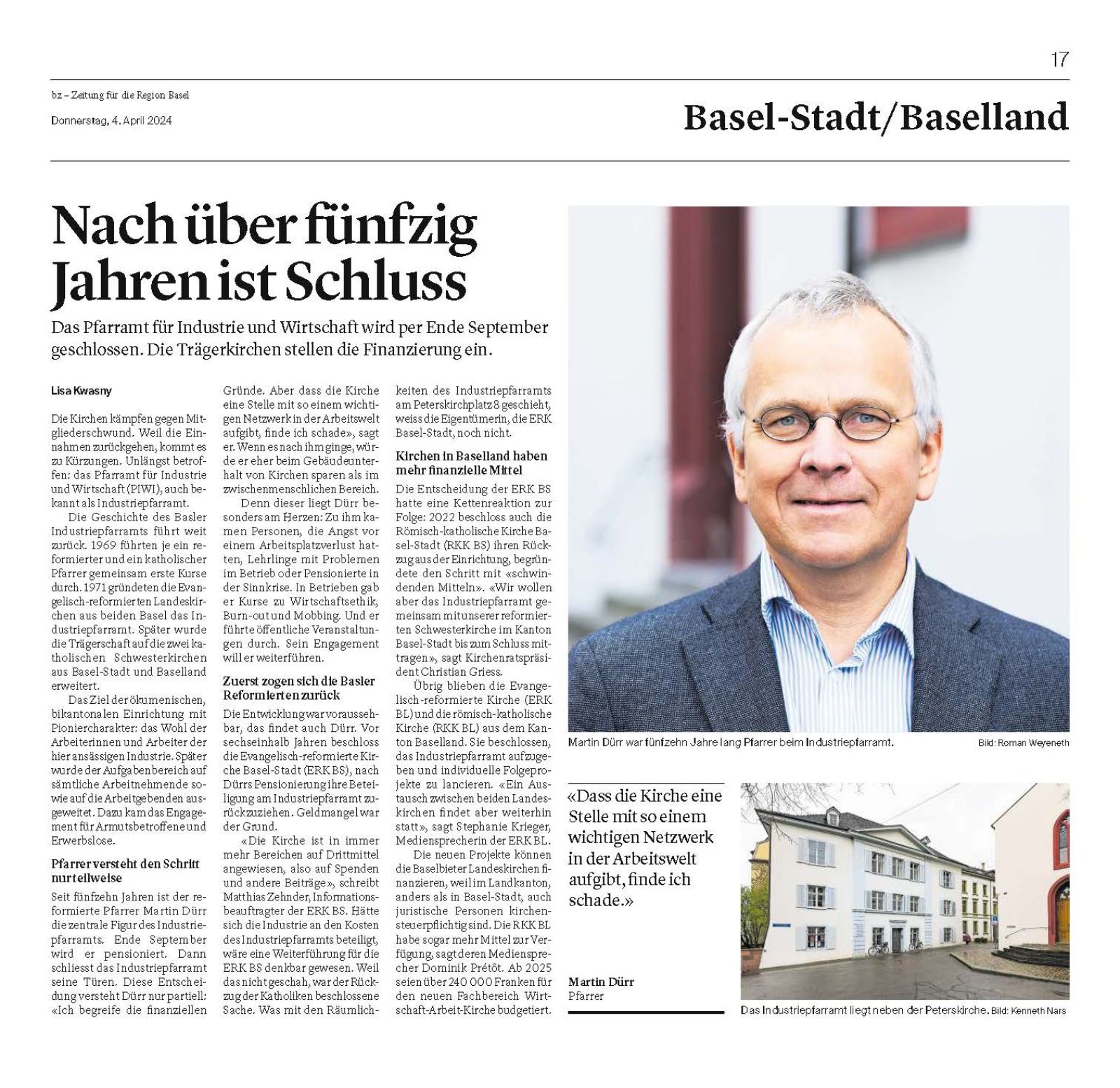 Rückblick auf das Industriepfarramt BS BL – Seite 9