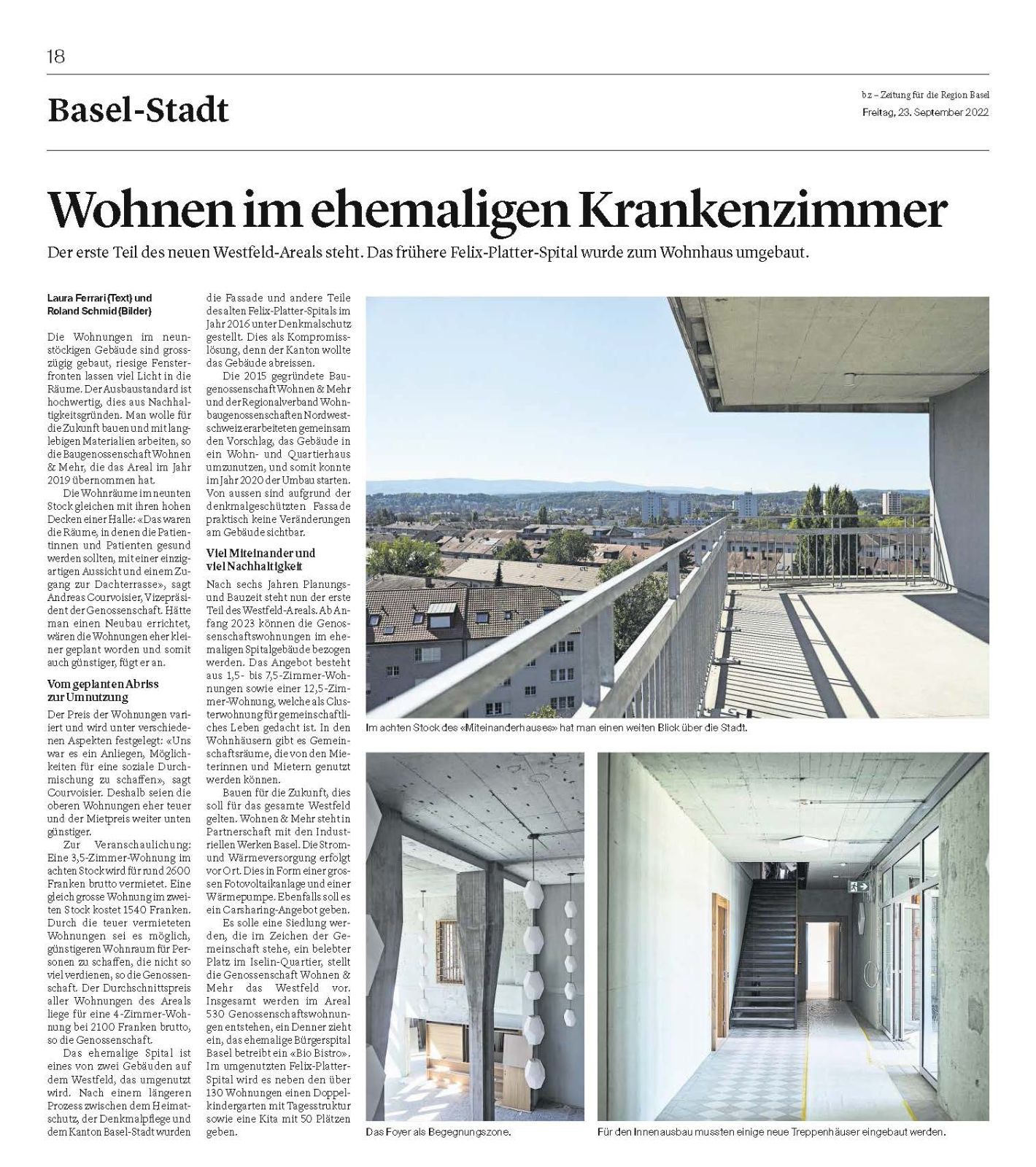 Das Westfeld: vom Spital zum Wohnquartier – Seite 18