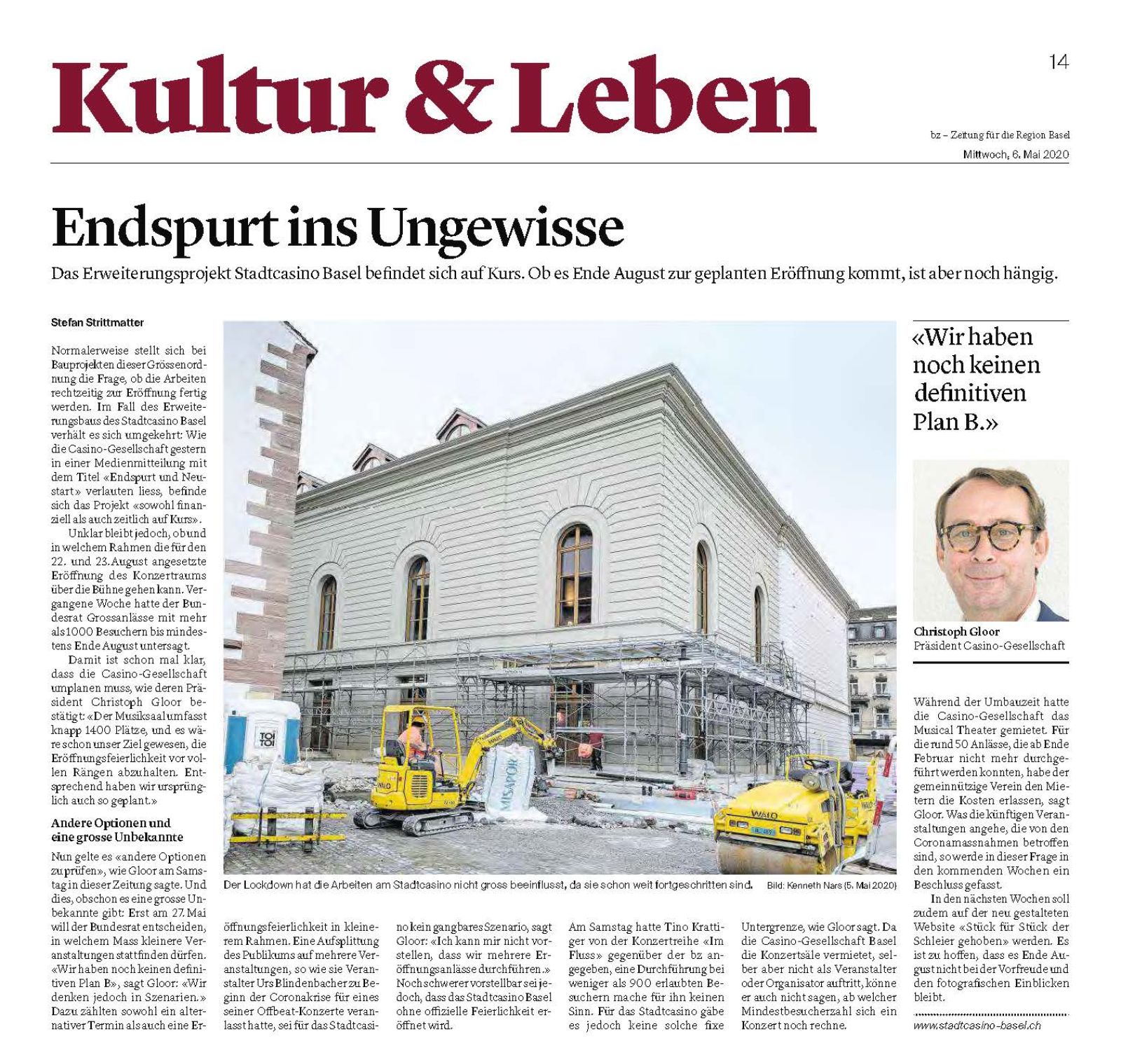 Das Stadtcasino: Impulse für Basel – Seite 22