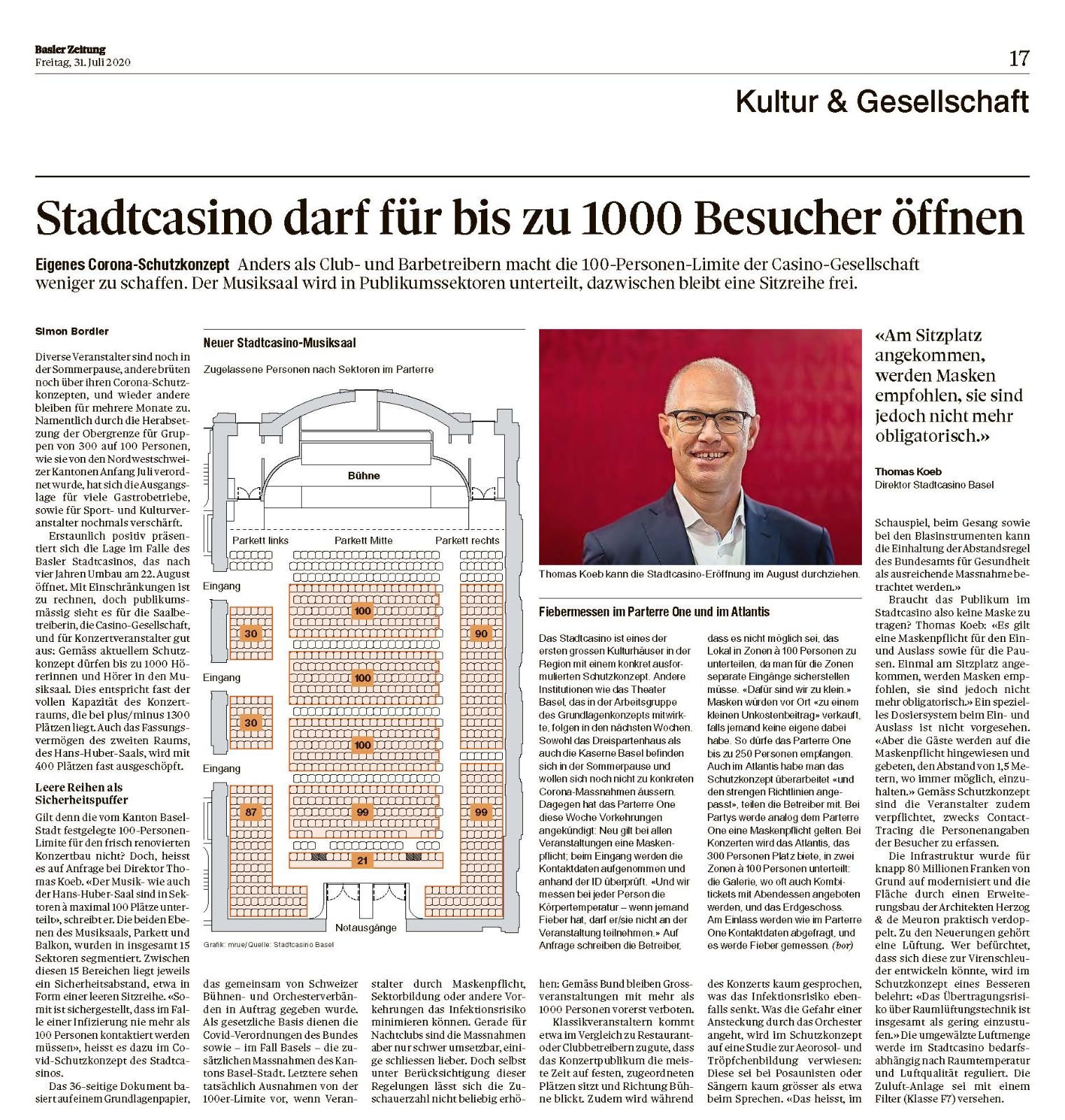 Das Stadtcasino: Impulse für Basel – Seite 29