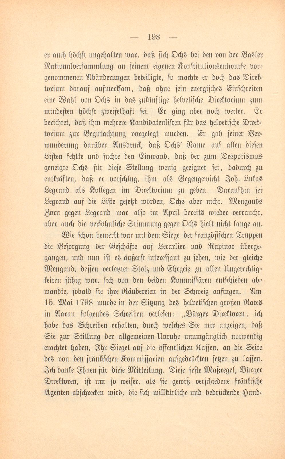 Mengaud und die Revolutionierung der Schweiz – Seite 63