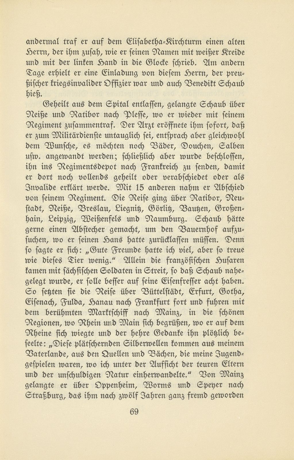 Benedikt Schaub, ein Liestaler Veteran aus den napoleonischen Kriegen – Seite 35