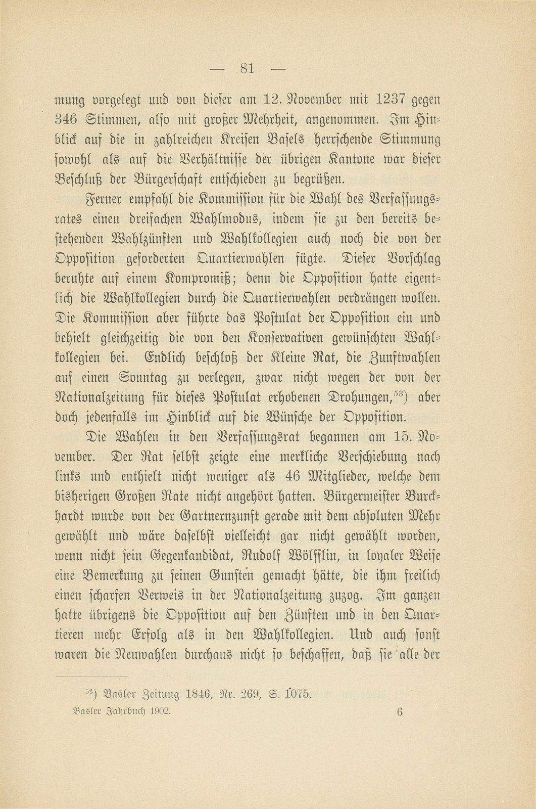 Basel zur Zeit der Freischarenzüge und des Sonderbunds – Seite 37