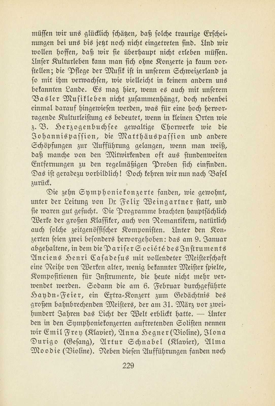 Das künstlerische Leben in Basel vom 1. Oktober 1931 bis 30. September 1932 – Seite 2