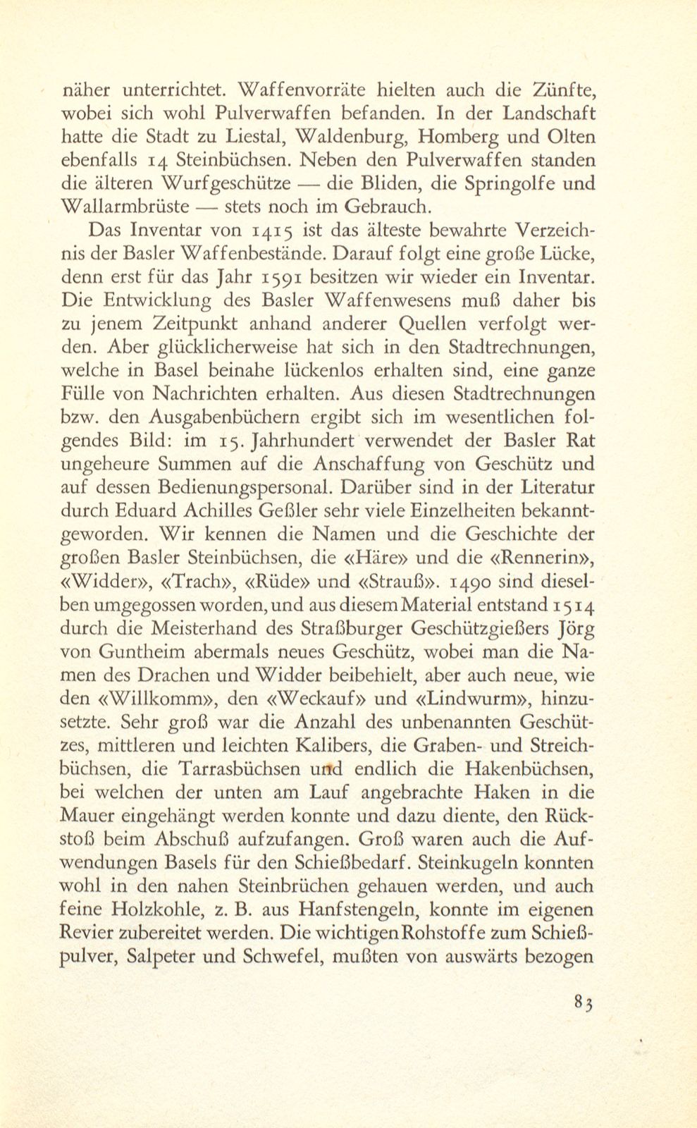 Die erhaltenen Waffenbestände des alten Basler Zeughauses – Seite 3