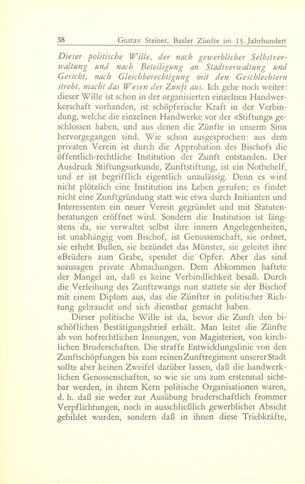 Entstehung und Charakter der Basler Zünfte im 13. Jahrhundert – Seite 22