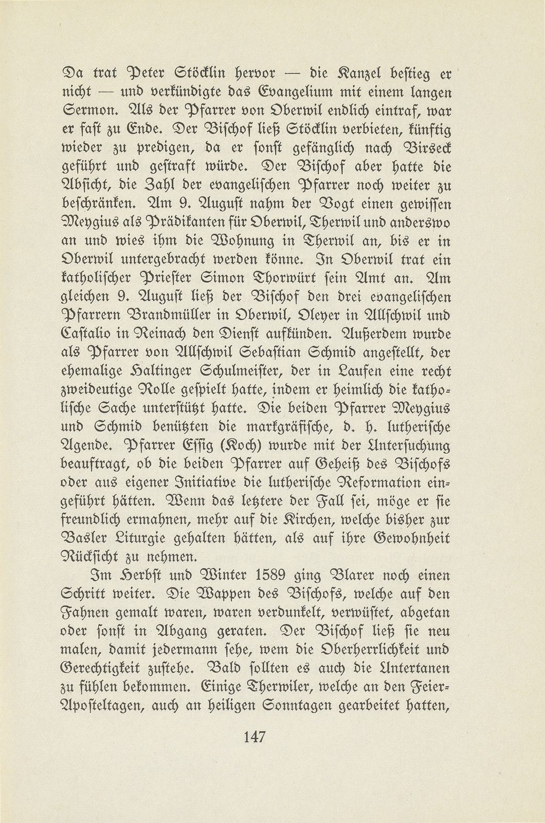 Therwil und Ettingen in der Zeit der Reformation und Gegenreformation – Seite 41