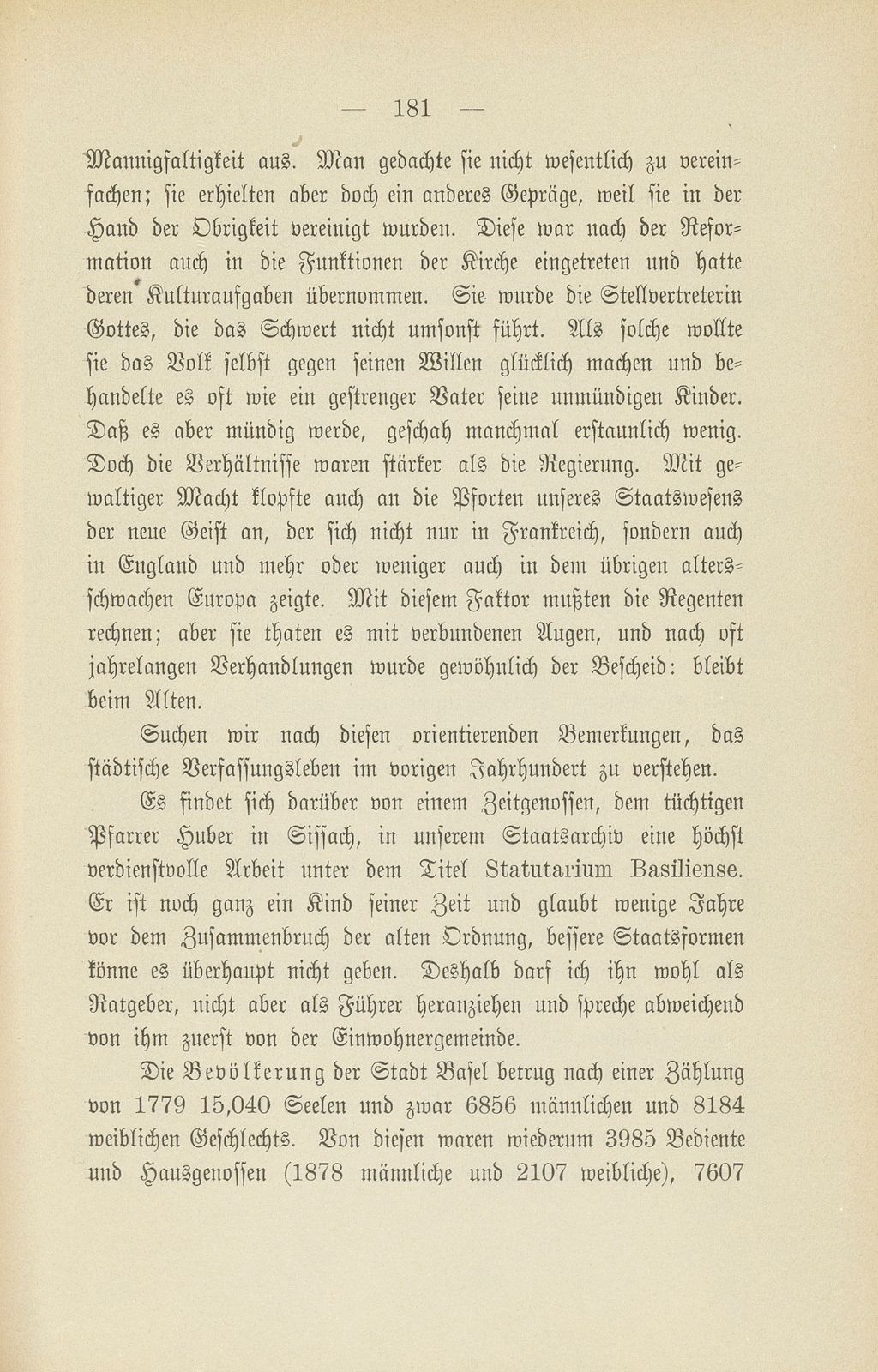 Stadt und Landschaft Basel in der zweiten Hälfte des 18. Jahrhunderts – Seite 11