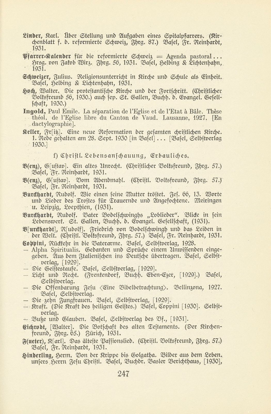 Basler Bibliographie 1931 – Seite 5