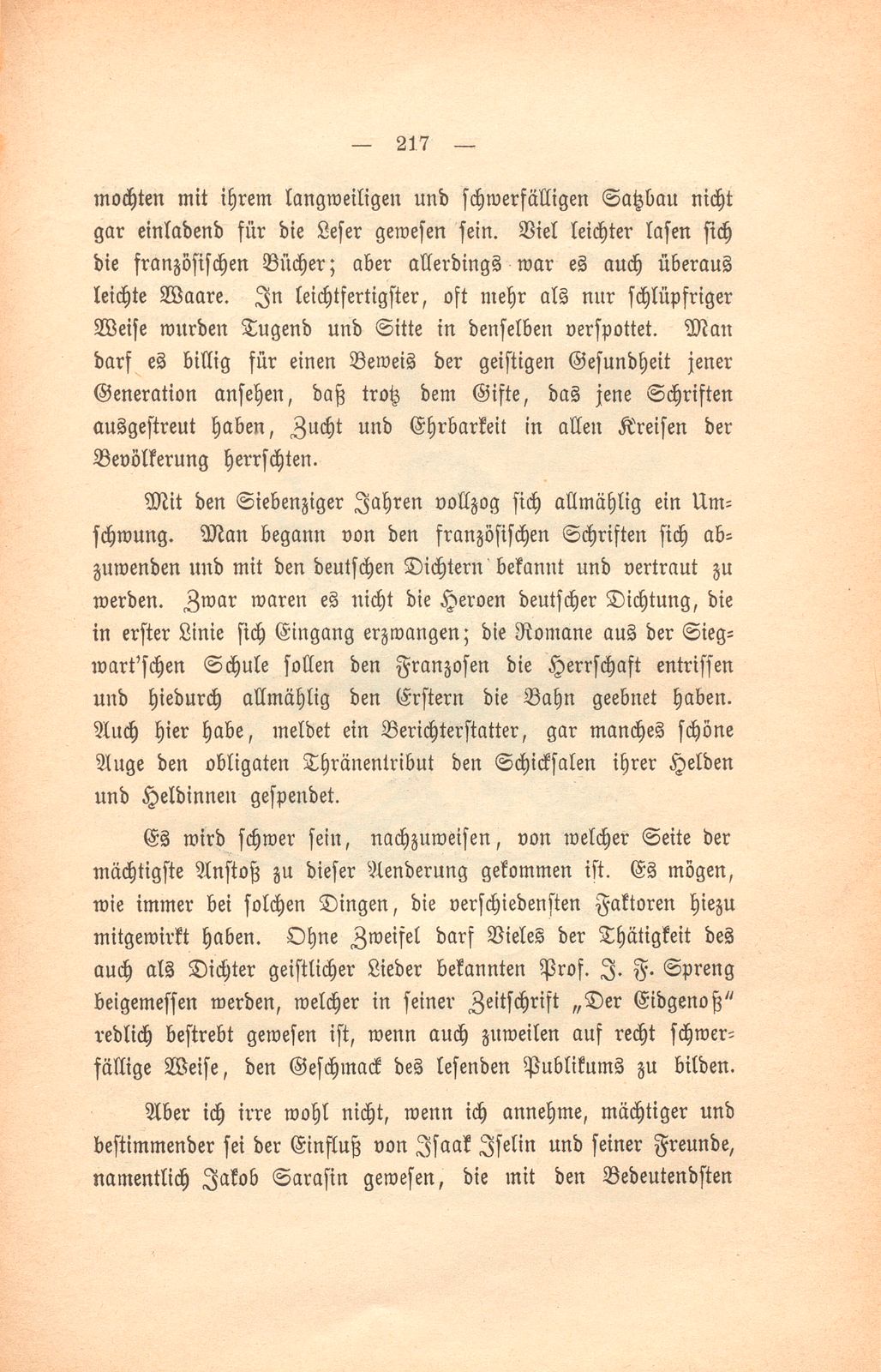 Einiges aus dem Leben zu Basel während des achtzehnten Jahrhunderts – Seite 48