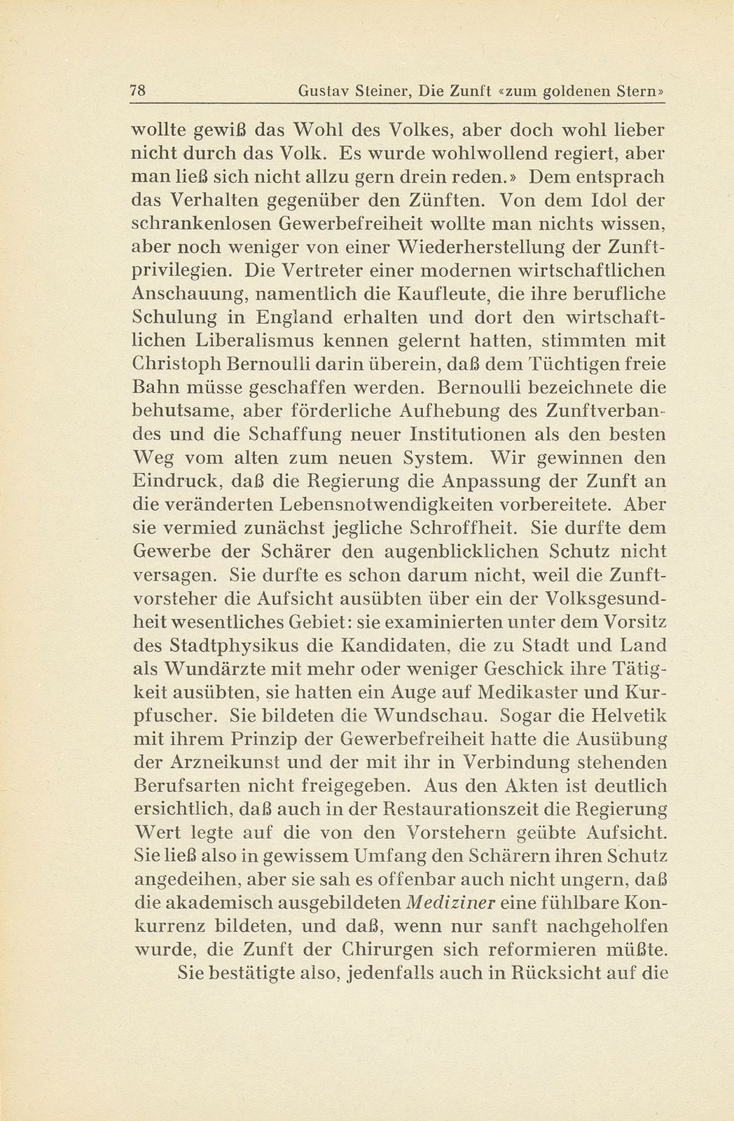 Die Zunft ‹zum goldenen Stern› im 19. Jahrhundert – Seite 10