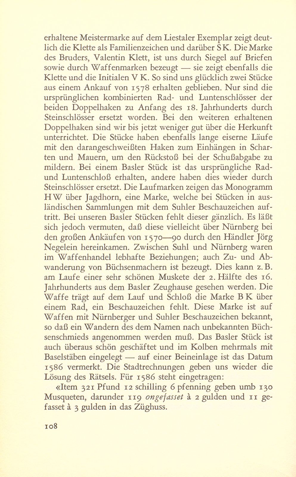 Die erhaltenen Waffenbestände des alten Basler Zeughauses – Seite 32