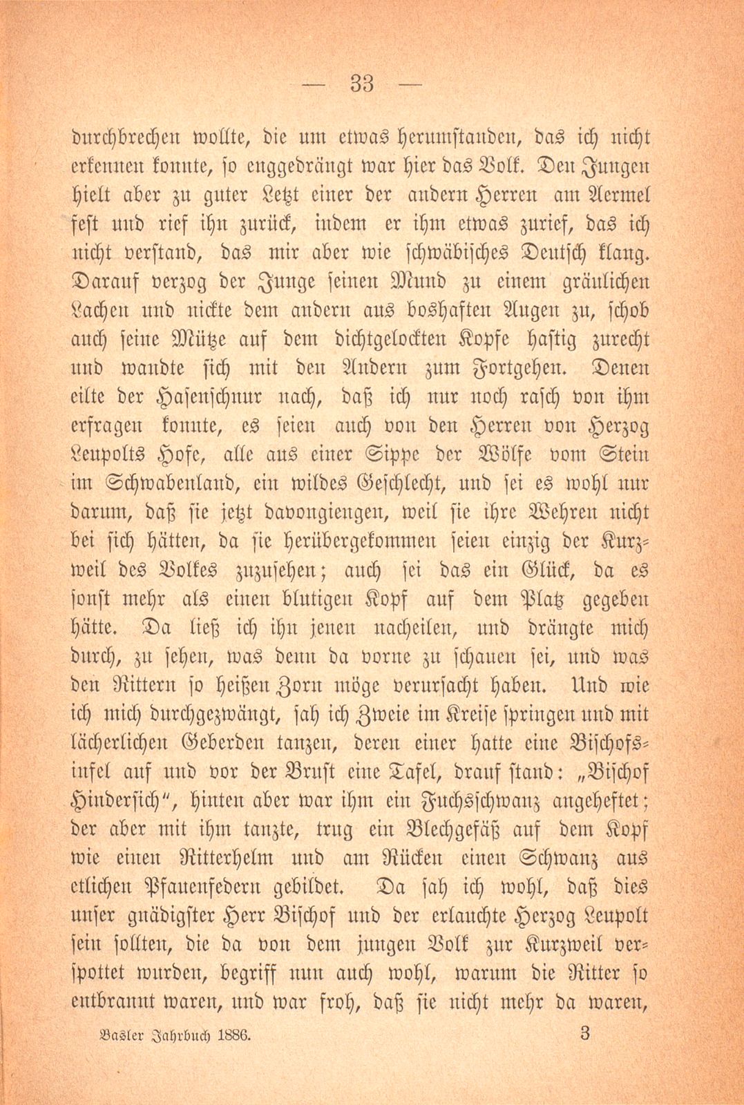 Aus dem Tagebuch des Schreibers Giselbert. (1376-1378) – Seite 21