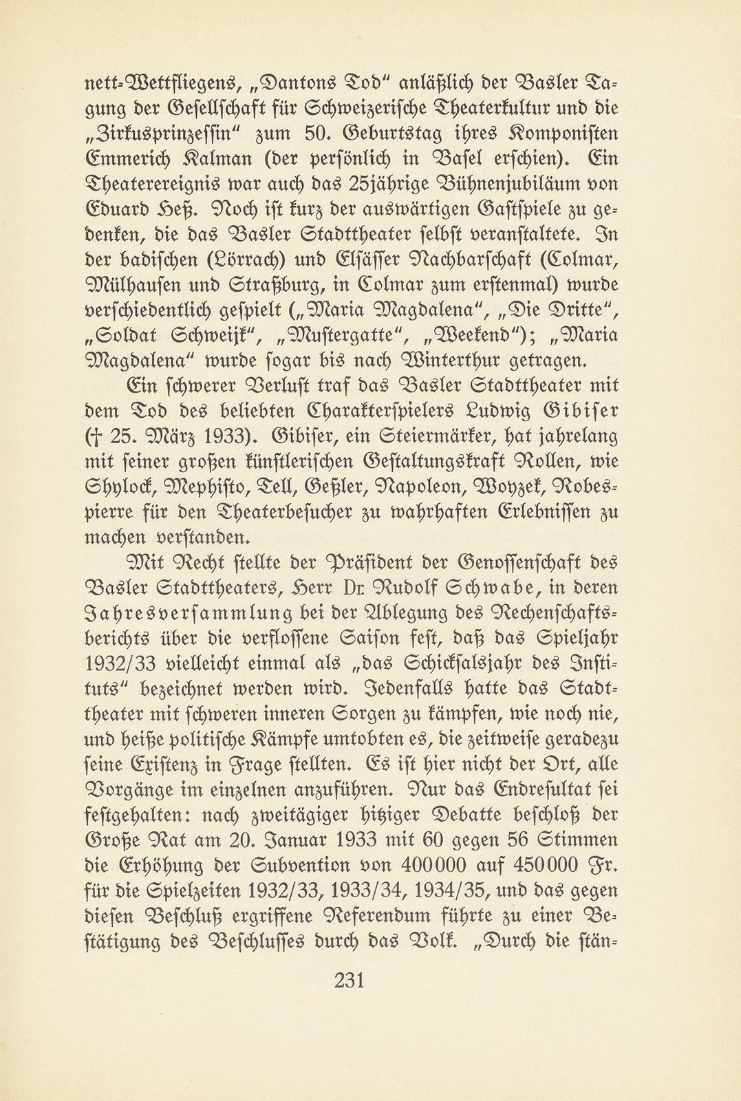 Das künstlerische Leben in Basel vom 1. Oktober 1932 bis 30. September 1933 – Seite 6