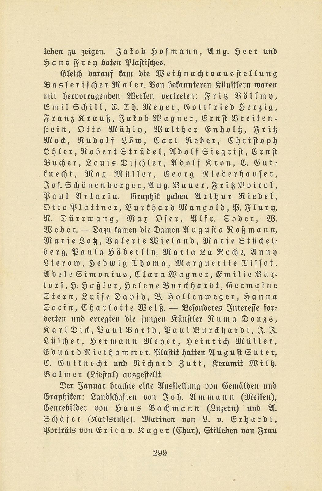 Das künstlerische Leben in Basel vom 1. November 1910 bis 31. Oktober 1911 – Seite 2